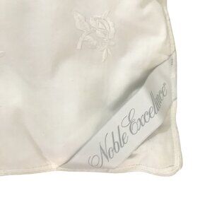 Noble Excellence Queen Down Quilt Comforter 85 X 89 100% Cotton Box Pleat